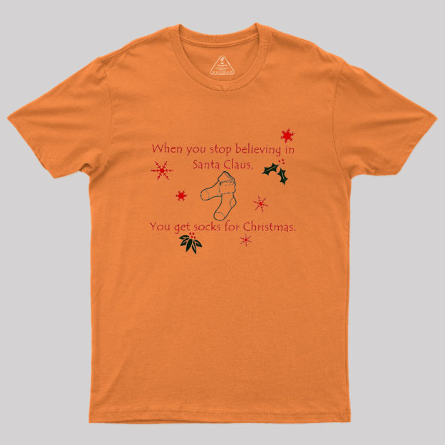 Funny Socks for Christmas Geek T-Shirt