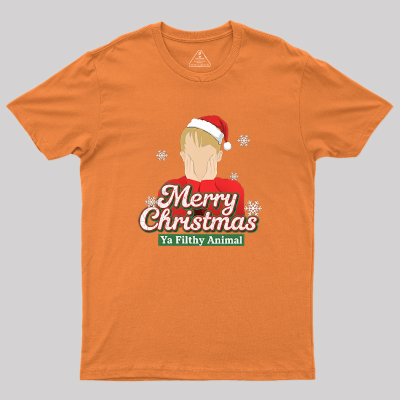 Merry Christmas Ya Filthy Animal Geek T-Shirt