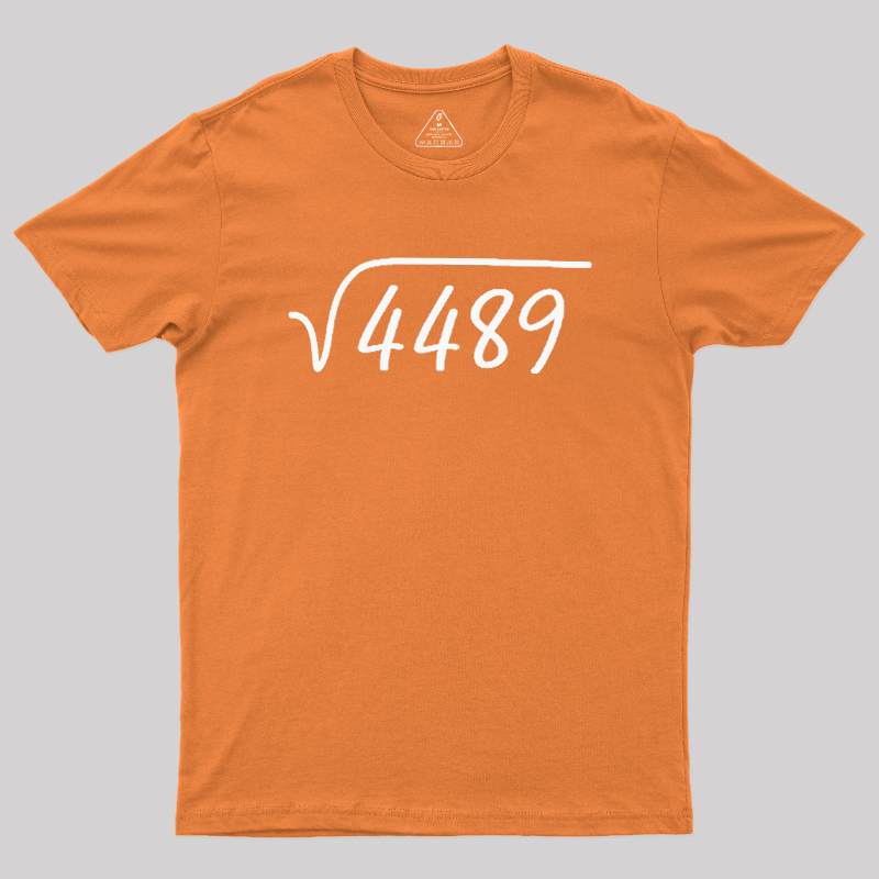 67 Meme Square Root Geek T-Shirt