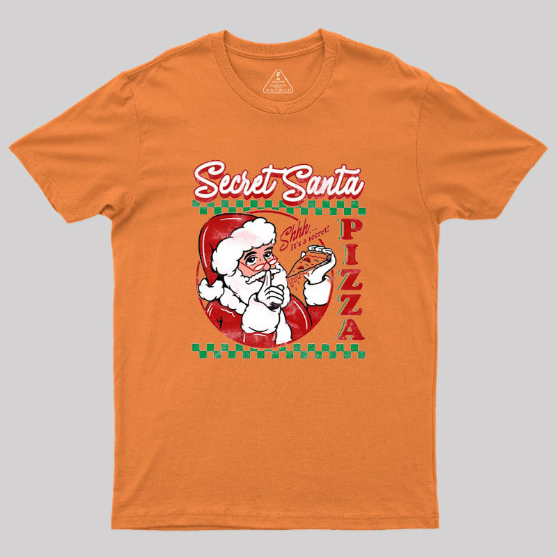Secret Santa Pizza Geek T-Shirt