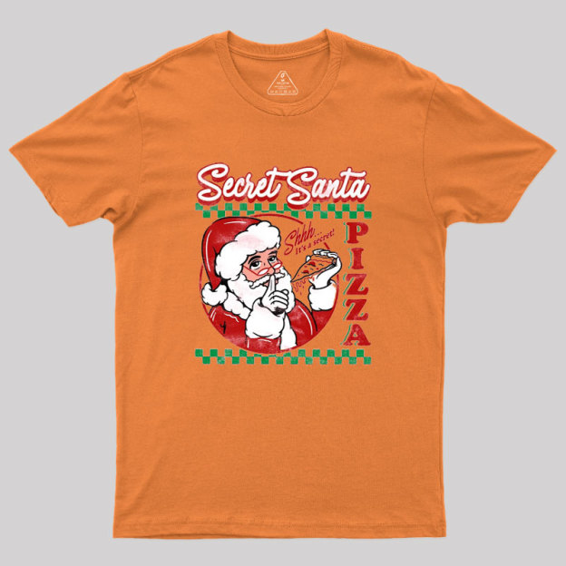 Secret Santa Pizza Geek T-Shirt