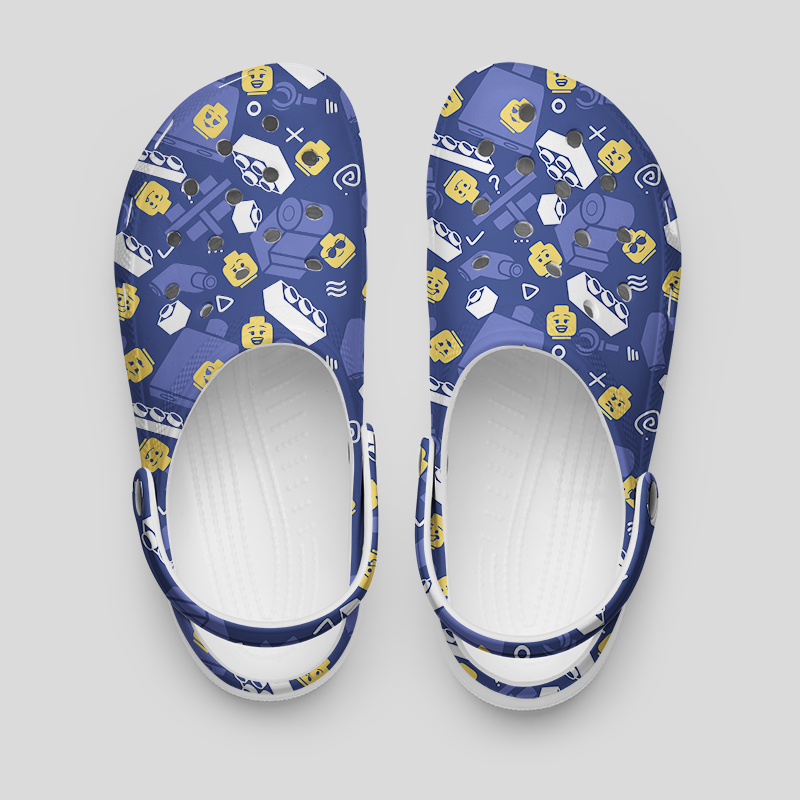 Building Blocks Geek Rubber Clogs