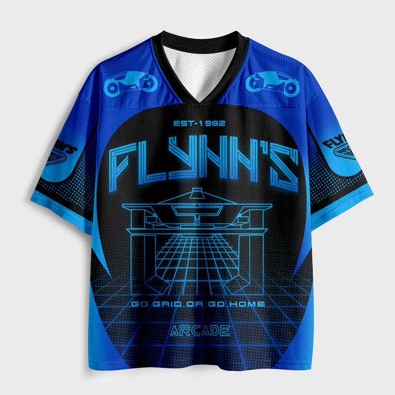 Flynn's Arcade Est 1982 Geek Mesh Jersey