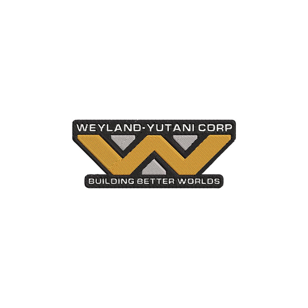 Weyland Corp Geek Embroidered Patch