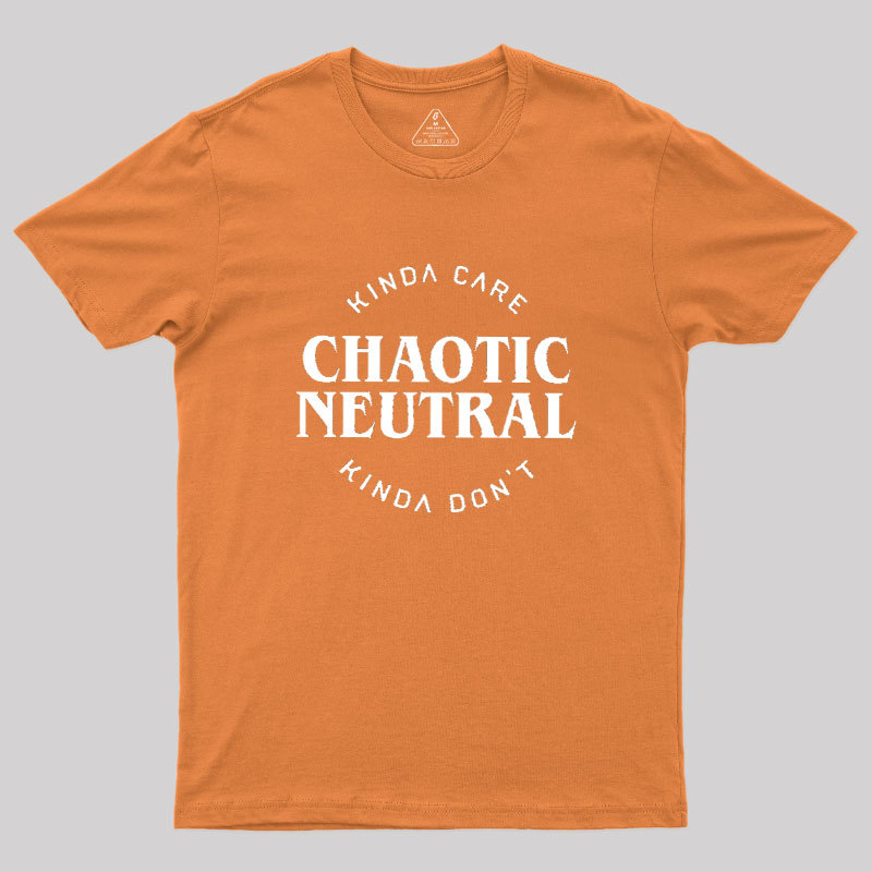 Chaotic Neutral Geek T-Shirt