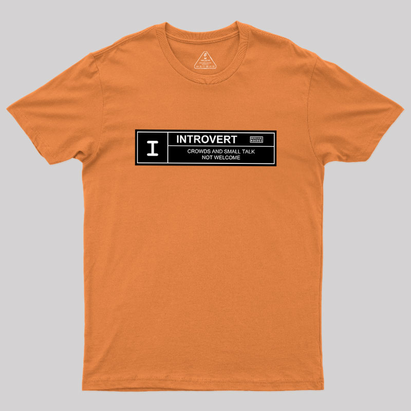 Introvert Movie Rating Geek T-Shirt