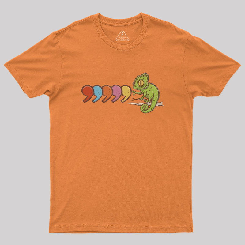 Comma Chameleon Geek T-Shirt