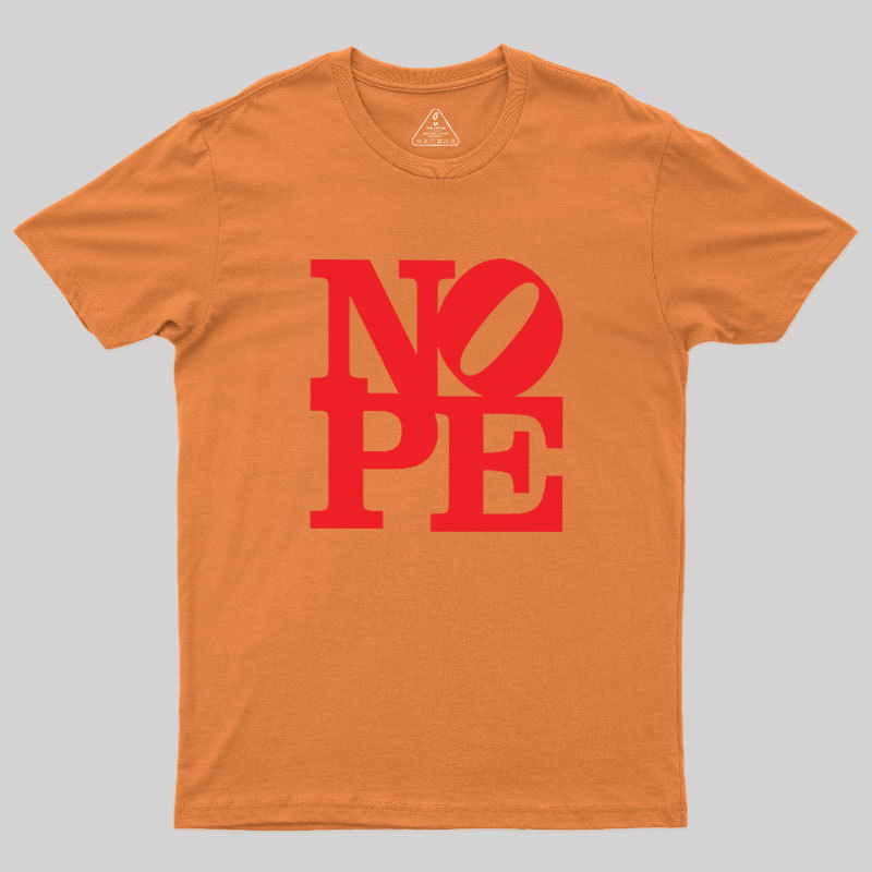 Nope Statue Geek T-Shirt