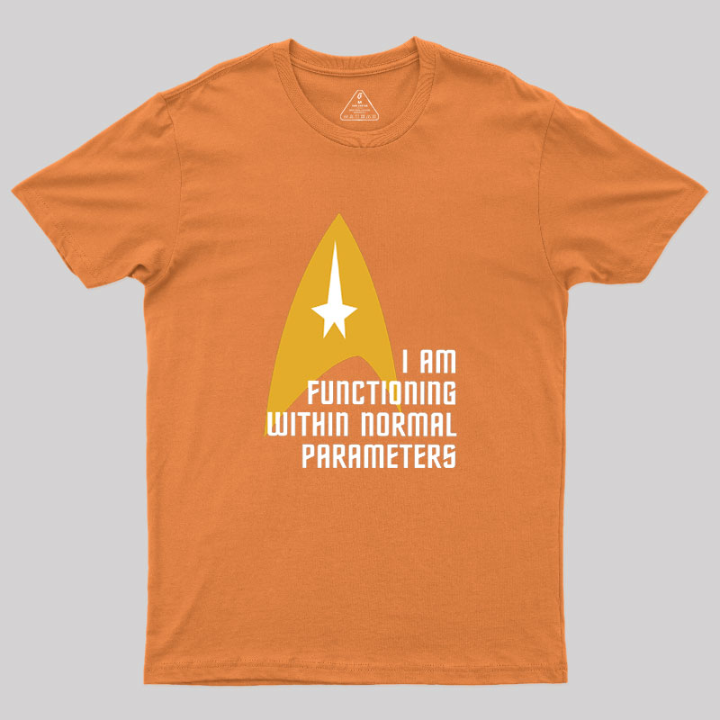 Star Trek Normal Parameters Geek T-Shirt