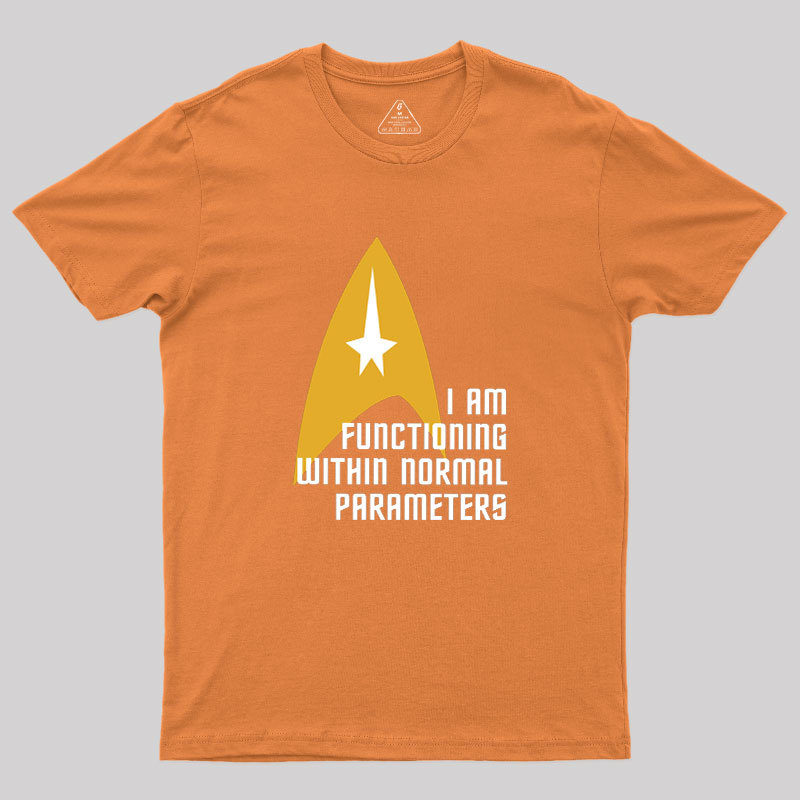 Star Trek Normal Parameters Geek T-Shirt