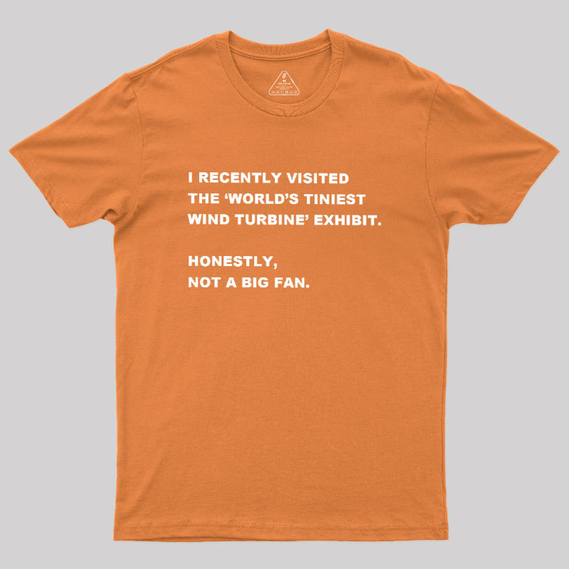 Not A Big Fan Geek T-Shirt