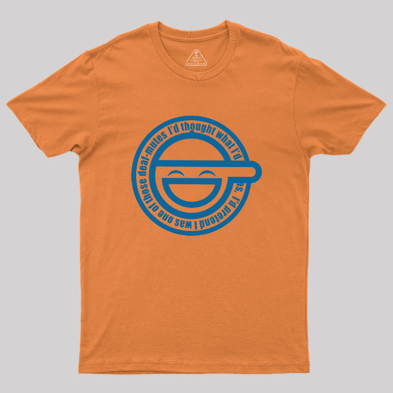 Laughing Man Geek T-Shirt