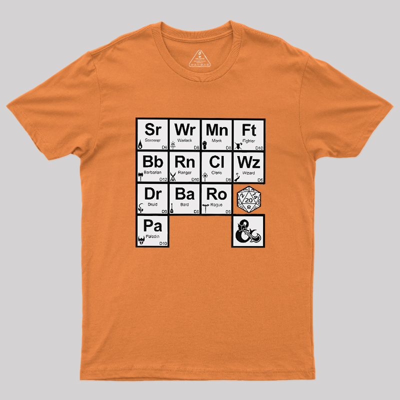 All Elements Dungeons & Dragons Geek T-Shirt