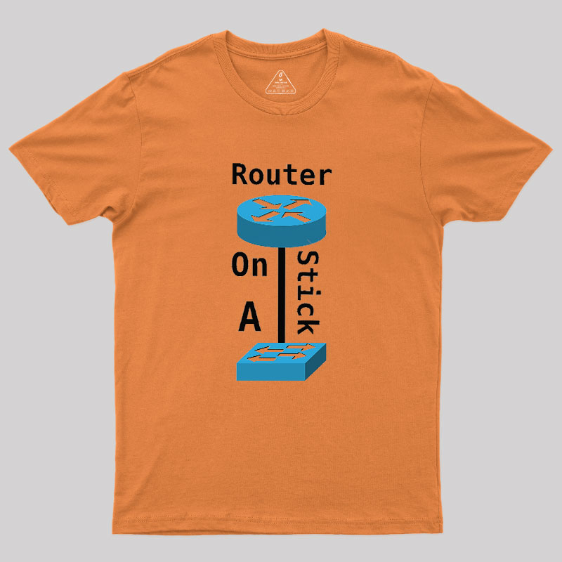 Router On A Stick Geek T-Shirt