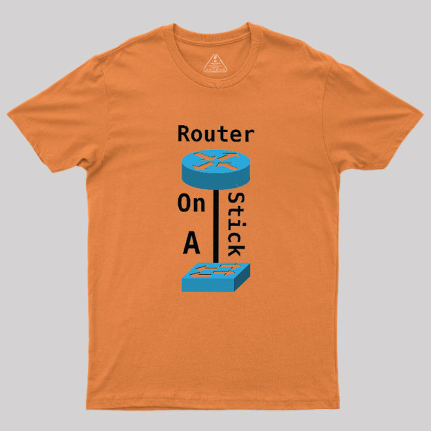 Router On A Stick Geek T-Shirt