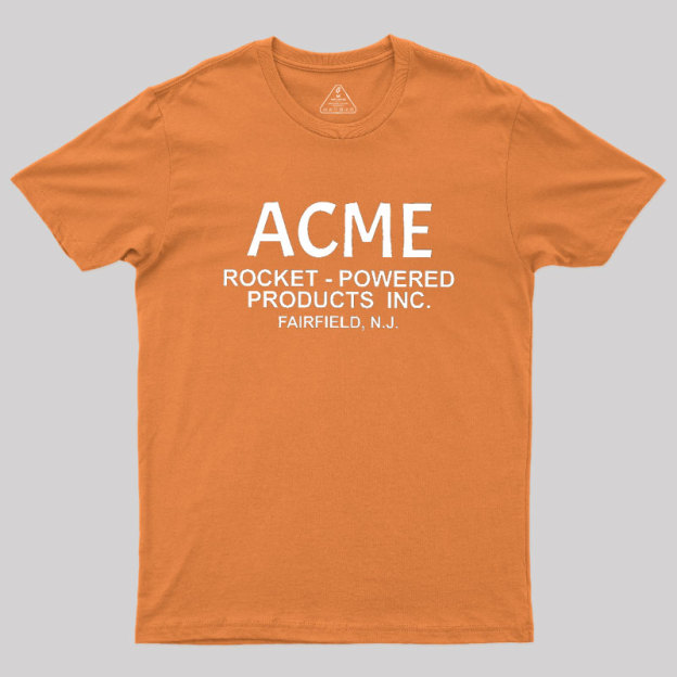Acme Rocket Powered Geek T-Shirt