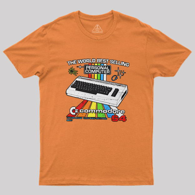 Retro Games Commodore 64 Personal Computer Geek T-Shirt