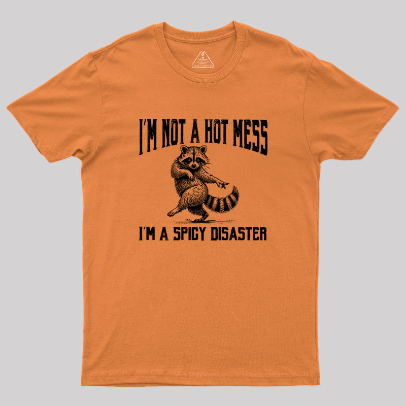 I'm Not A Hot Mess I'm A Spicy Disaster Geek T-Shirt