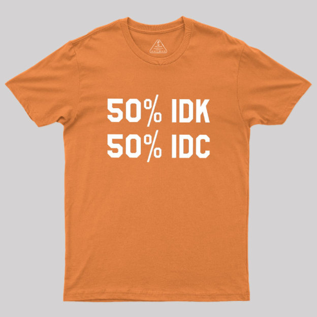 50%IDC Geek T-Shirt