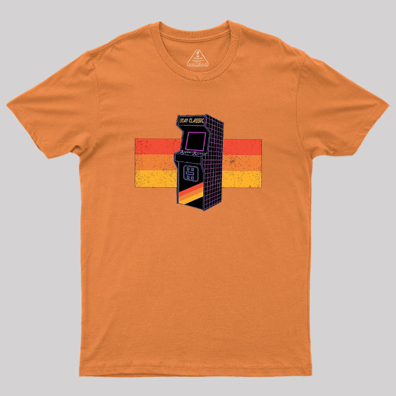Stay Classic Arcade 80s Geek T-Shirt
