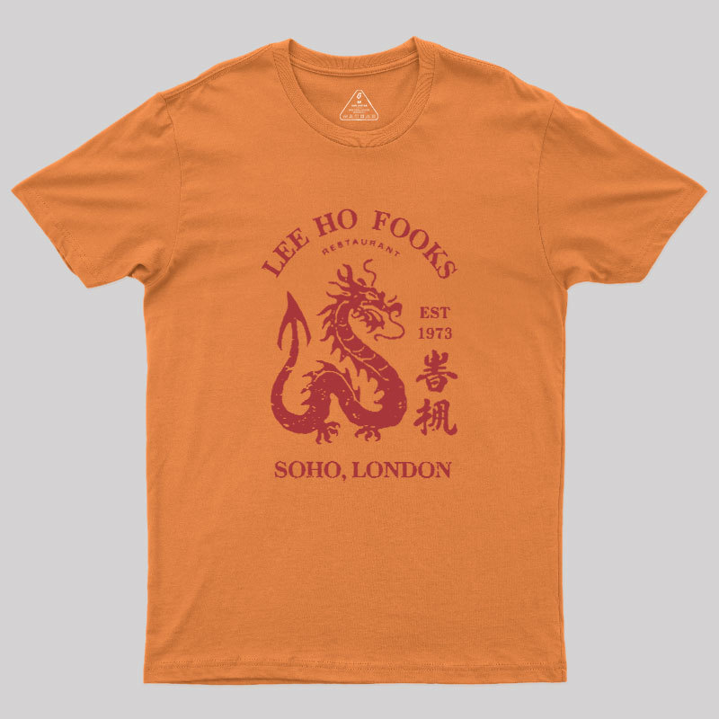 Lee Ho Fooks Red Print Geek T-Shirt
