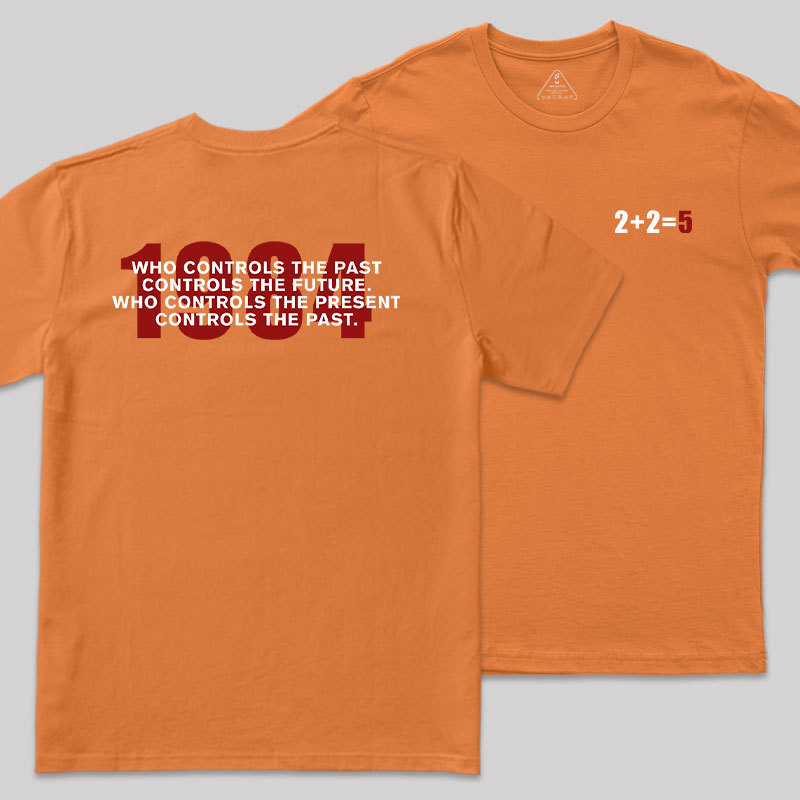 1984 Front and Back Printed Geek T-Shirt