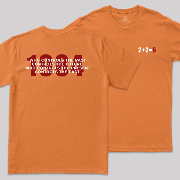 1984 Front and Back Printed Geek T-Shirt