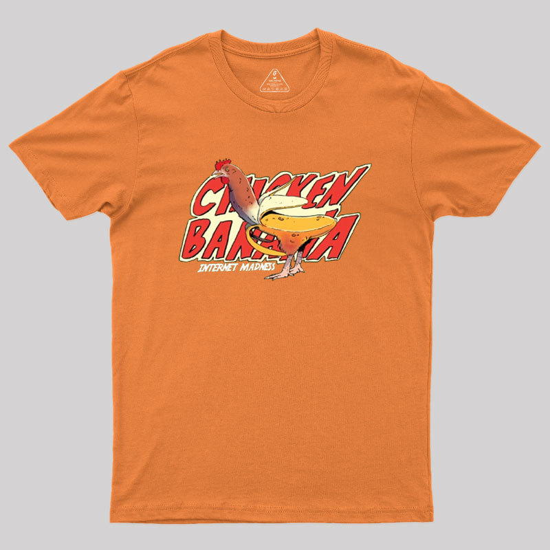 Chicken Meme Banana Internet Funny Meme Geek T-Shirt