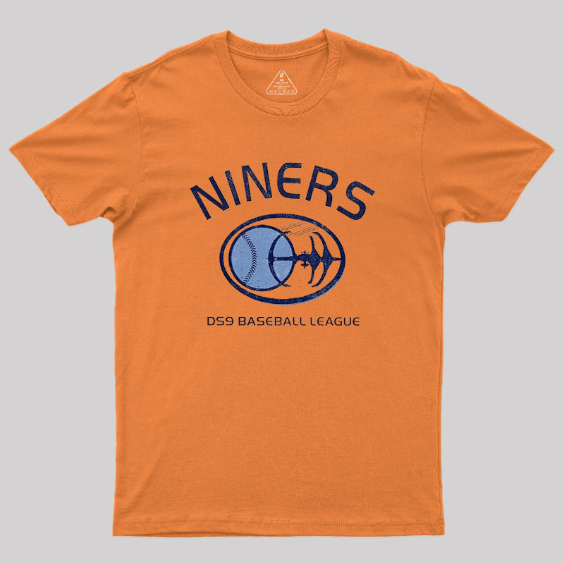 Deep Space Nine Niners DS9 Baseball League Geek T-Shirt