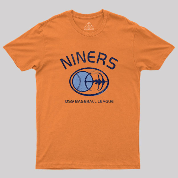 Deep Space Nine Niners DS9 Baseball League Geek T-Shirt