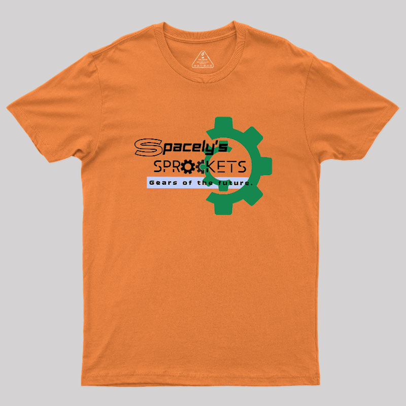 Spacely's Sprockets Futuristic-Retro Geek T-Shirt