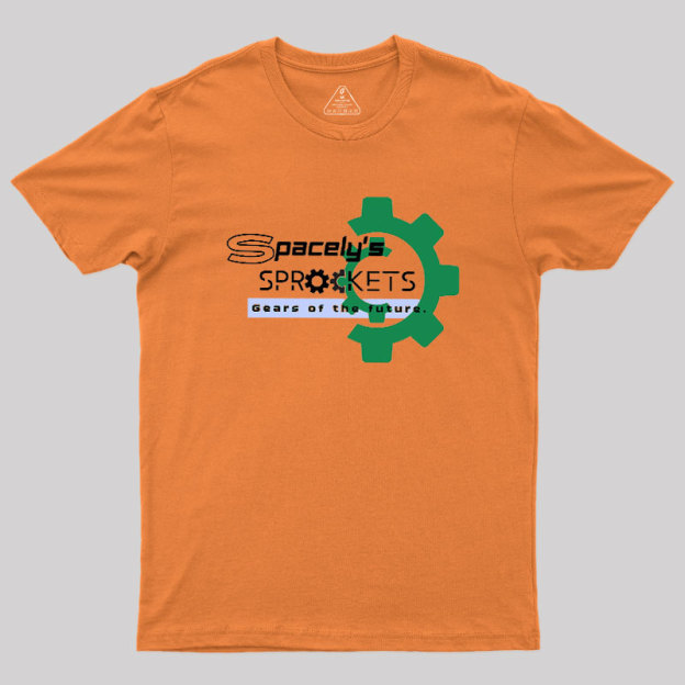 Spacely's Sprockets Futuristic-Retro Geek T-Shirt