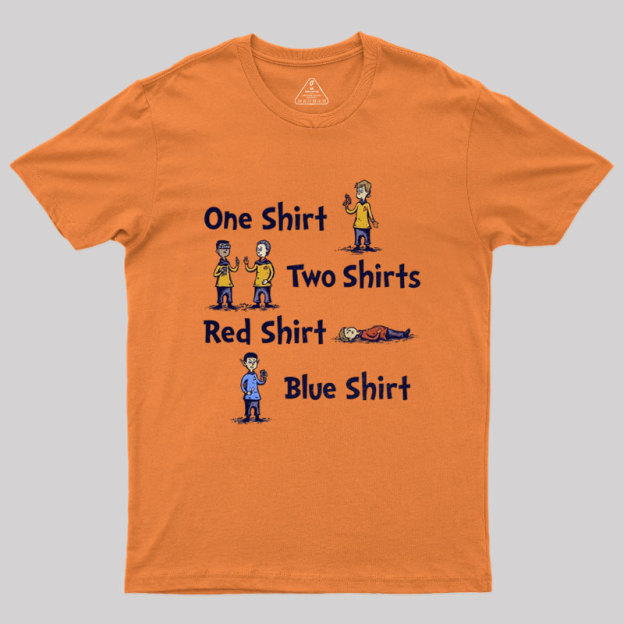 Red Shirt Blue Shirt Geek T-Shirt