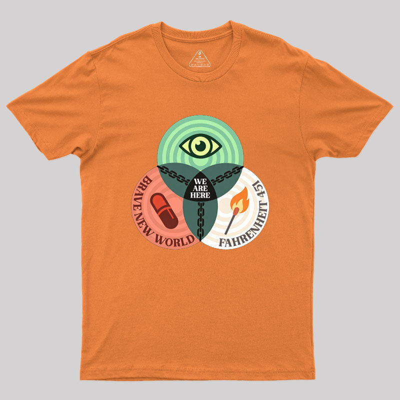 We Are Here Geek T-Shirt