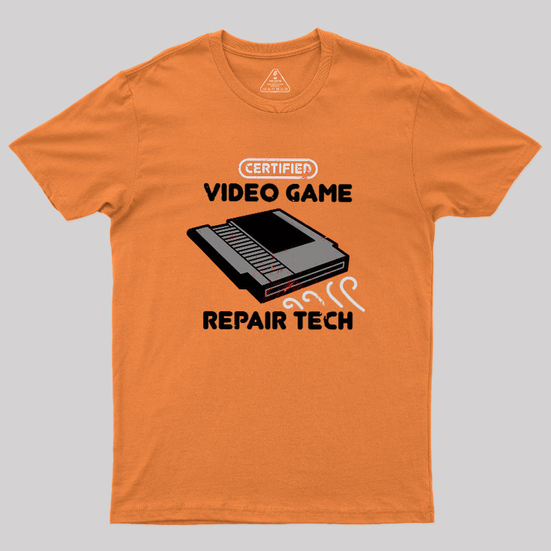 Certified Video Game Repair Tech Geek T-Shirt