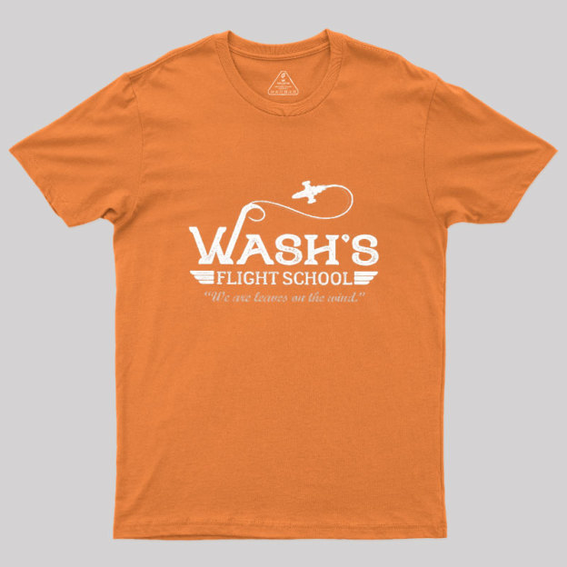 Washs Flight School Classic Geek T-Shirt