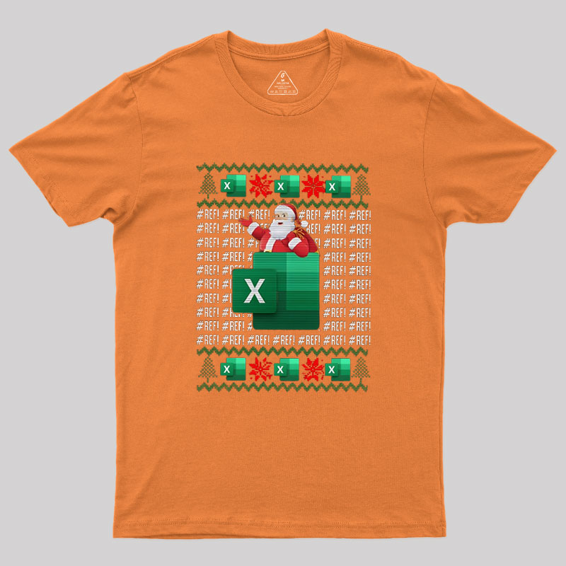 Excel REF Error Spreadsheet Geek T-Shirt