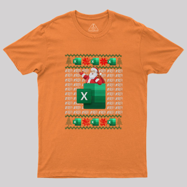 Excel REF Error Spreadsheet Geek T-Shirt