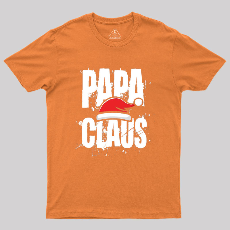 Santa Hat Papa Claus Geek T-Shirt