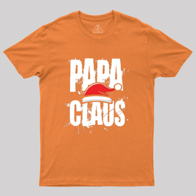 Santa Hat Papa Claus Geek T-Shirt