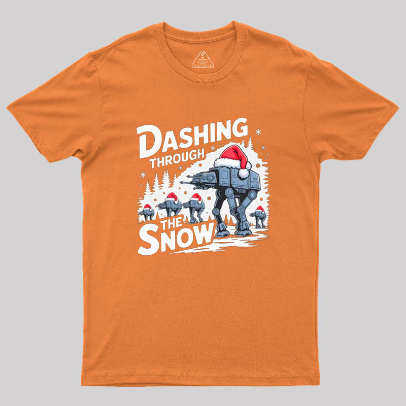 Dashing Through The Snow Geek T-Shirt