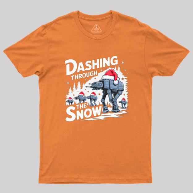 Dashing Through The Snow Geek T-Shirt