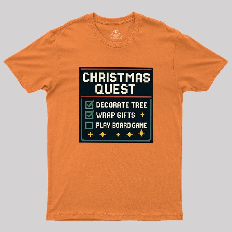 Christmas Quest Geek T-Shirt