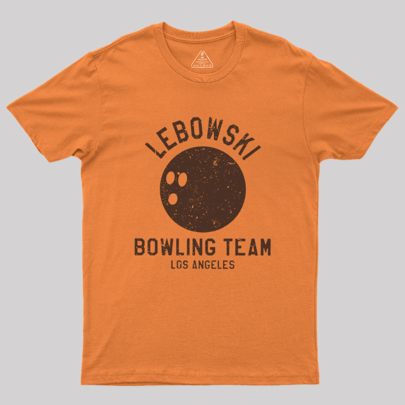 Lebowski Bowling Team Los Angeles Geek T-Shirt