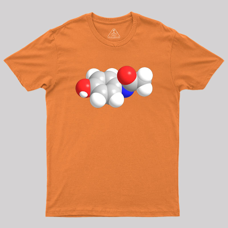 Tylenol Molecule Chemistry Geek T-Shirt