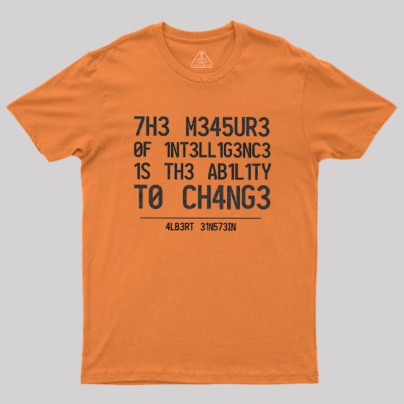 The Measure of Intelligence Geek T-Shirt