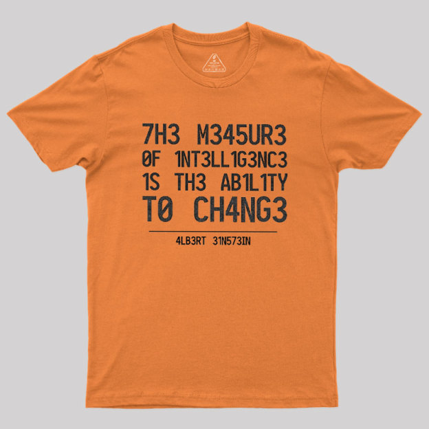 The Measure of Intelligence Geek T-Shirt