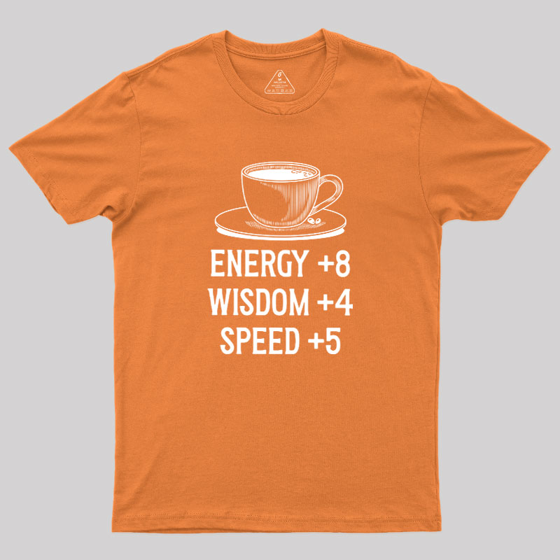 Coffe Stats Geek T-Shirt