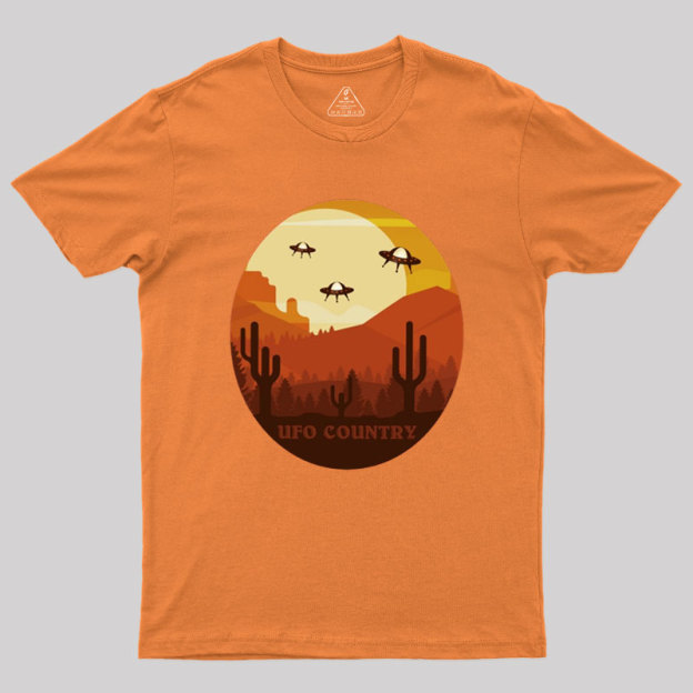 UFO Country Geek T-Shirt