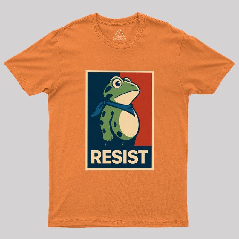 Frog Protest Geek T-Shirt